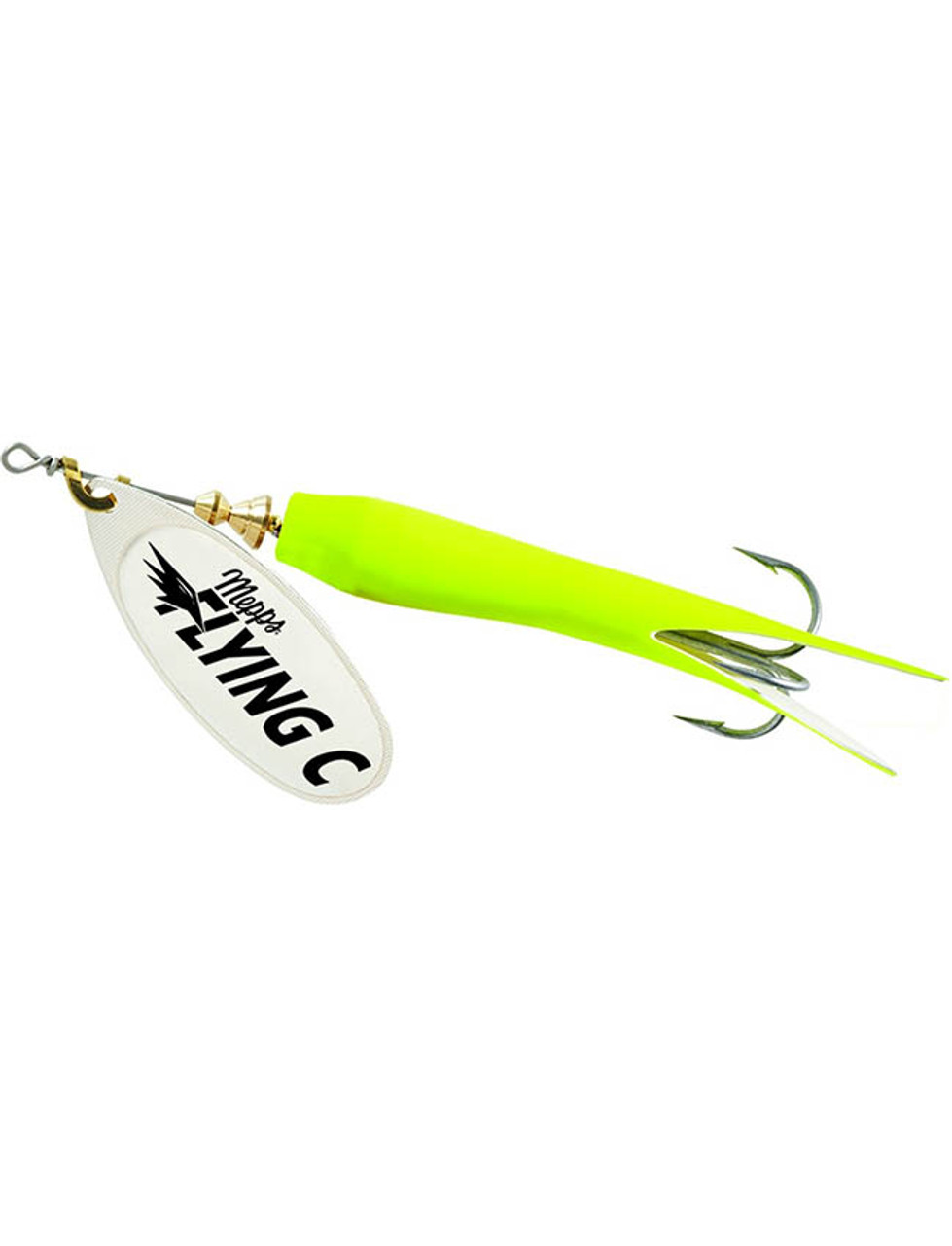 Mepps Flying C Lure - Hot Pink Sleeve & Gold Blade
