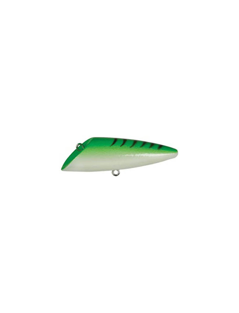 Luhr Jensen Original J-Plug - #2 Black Ladder Glow Green