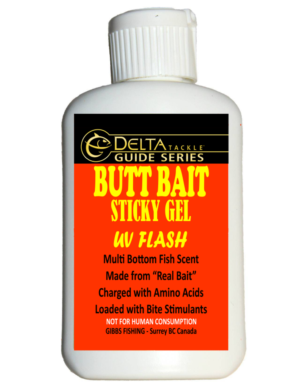 Gibbs Delta Guide Series Real Bait Scent - Butt Bait Sticky Gel