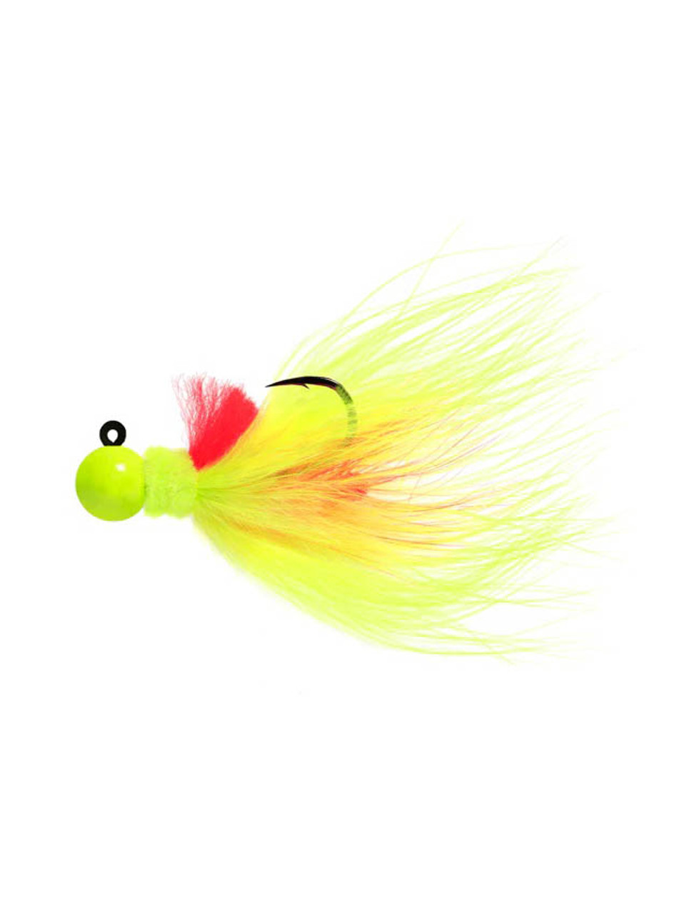 Hawken Aerojig Marabou Jig - 1/8 oz Chartreuse & Orange #125 - The Harbour  Chandler