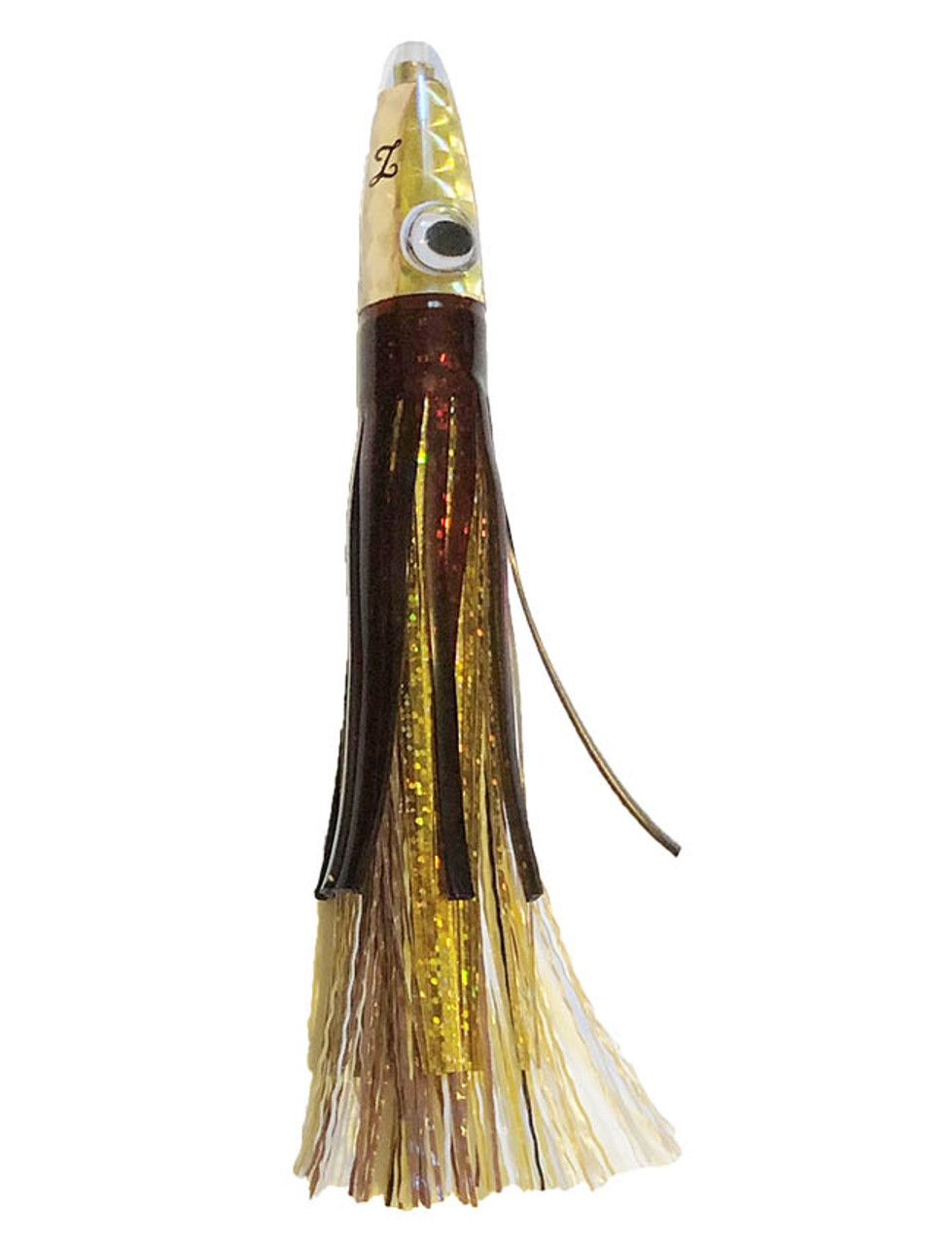 Zuker Grass Lures - Gold Head Brown and White Skirt