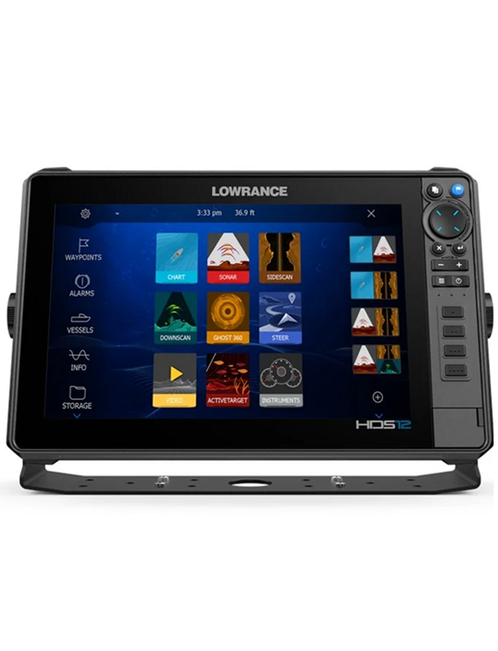 Lowrance Hook Reveal 9 Fish Finder 9 Inch Screen with Transducer and C-MAP  Preloaded Map