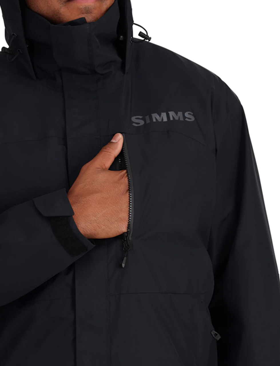 Simms Challenger Fishing Jacket 2023 (13675) - Black (Small - 2XL)