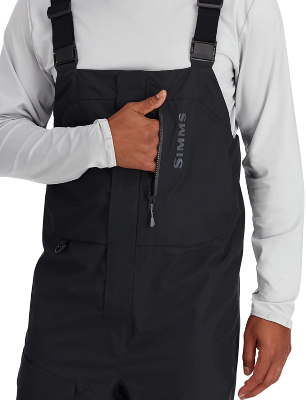 Simms Men's Challenger Bib Black / M