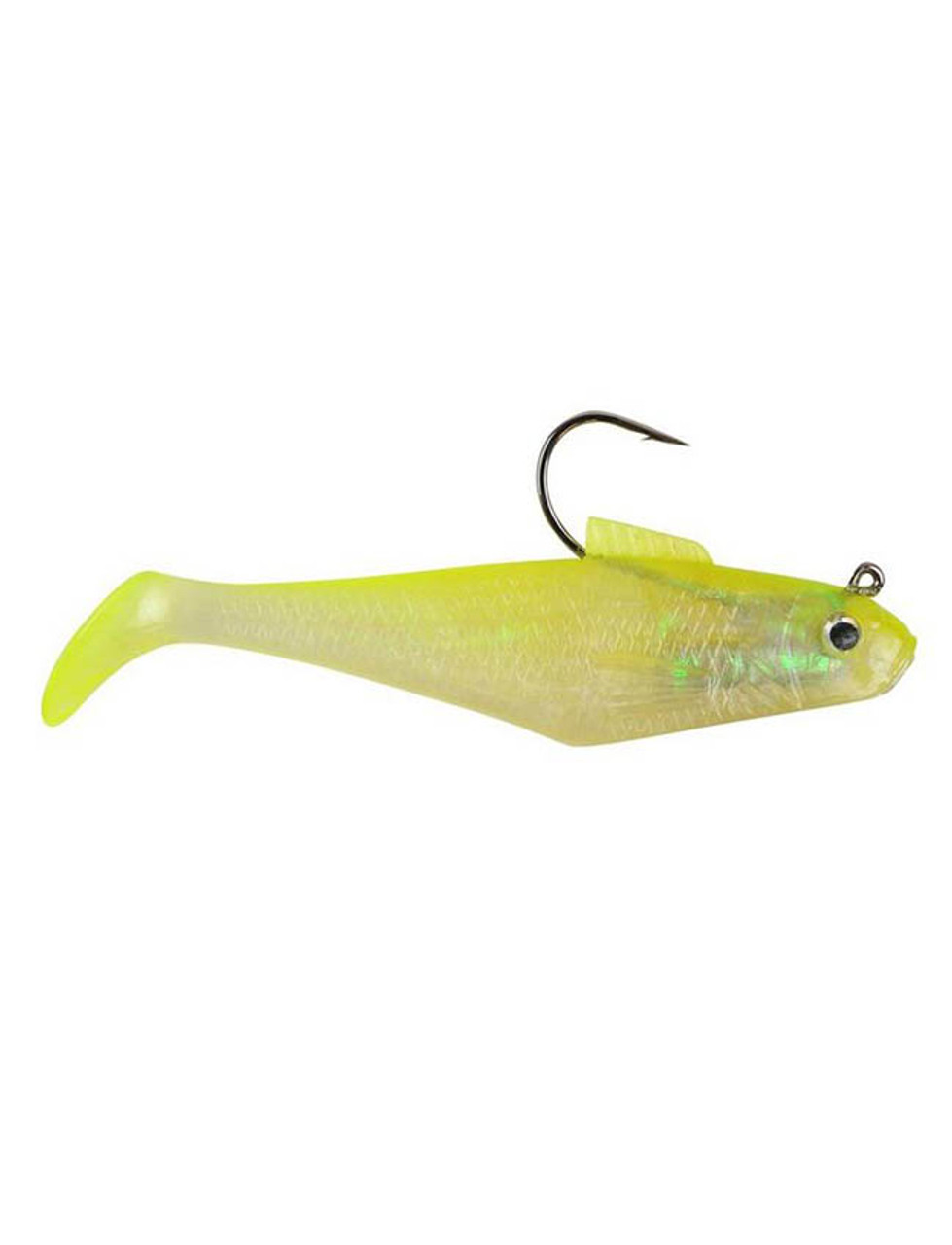 Berkley Power Bait Pre-Rigged Swim Shad - 7/8oz Shiner Chartreuse