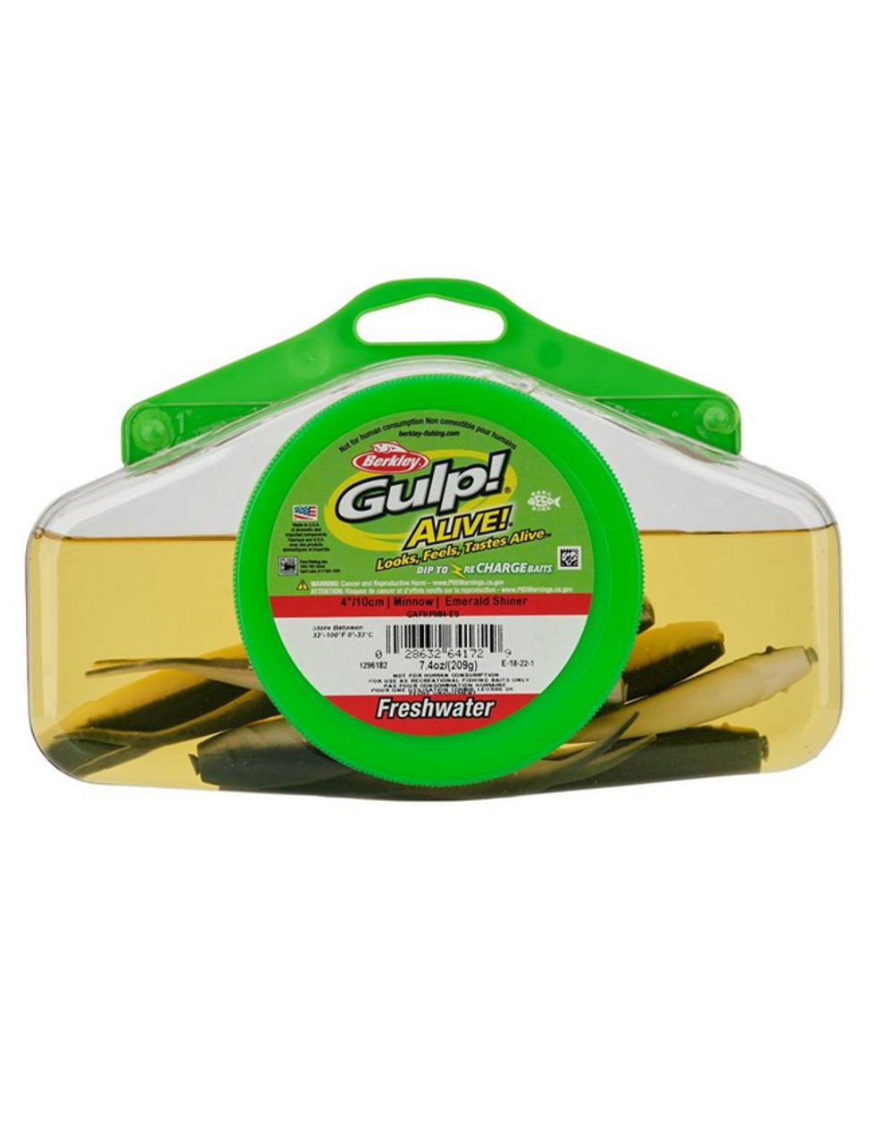 Berkley Gulp! Minnow Grub Fishing Soft Bait, Firetiger, 3