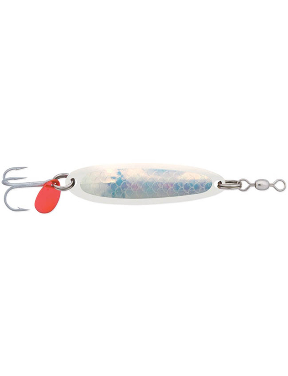 Luhr Jensen Krocodile Spoon - Pearl/Fish Scale 3/16oz - 1-9/16