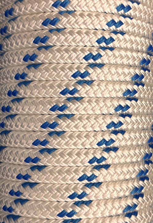 Yacht Braid Rope (per foot) Blue Tracer