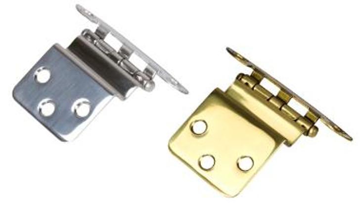 Seadog - SEMI-CONCEALED HINGE Stamped 304 Stainless Steel or Polished Brass | Harbour Chandler