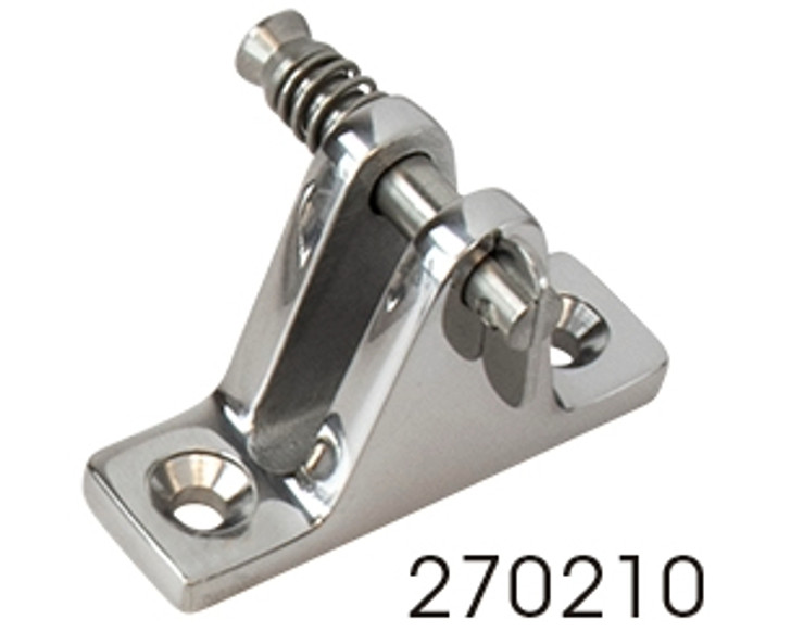 Seadog - TOP MOUNT HINGE FITTINGS Investment Cast 316 Stainless Steel - 90Â° Deck Hinge (Removable Pin)