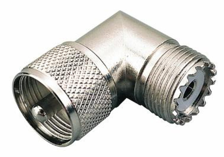 Seadog - UHF RIGHT ANGLE CABLE CONNECTOR Nickel Plated Brass | Harbour Chandler