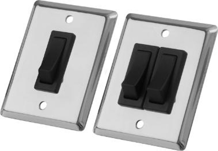 Seadog - WALL SWITCH PANEL Stamped 304 Stainless Steel | Harbour Chandler