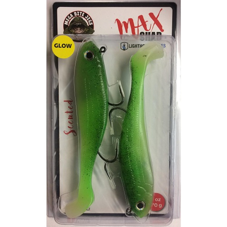 Lighthouse Max Shad 6oz Swimtail - Pickleback - The Harbour Chandler
