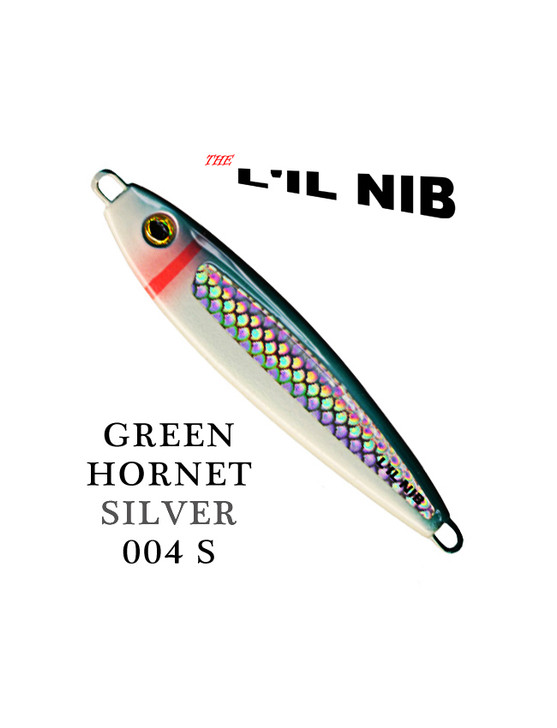 The L'IL NIB Lure Green Hornet Silver 2oz