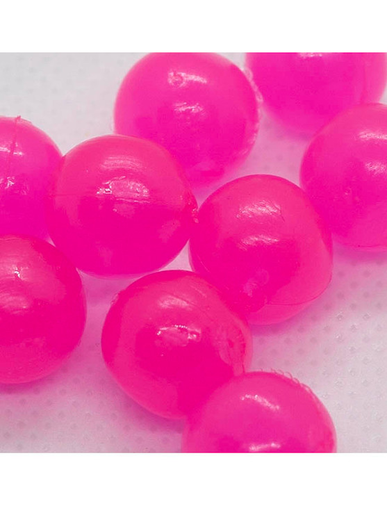 BnR Tackle Soft Beads - 10 mm - Mottled Pink