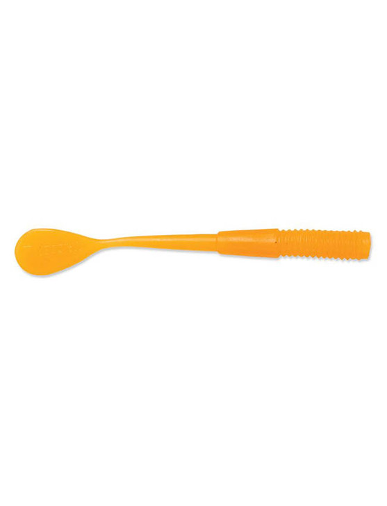 Luhr Jensen Steelhead Paddle Tail Worm 4" - UV Flame Orange