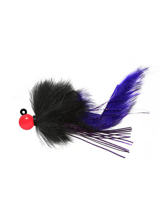 Hawken Aerojig - 1/2 oz Cerise with Black & Purple Body #8