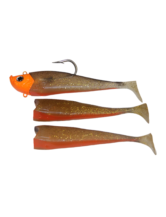 Lighthouse Lures 14oz MegaBite Swimtail Jig - Rum & Coke