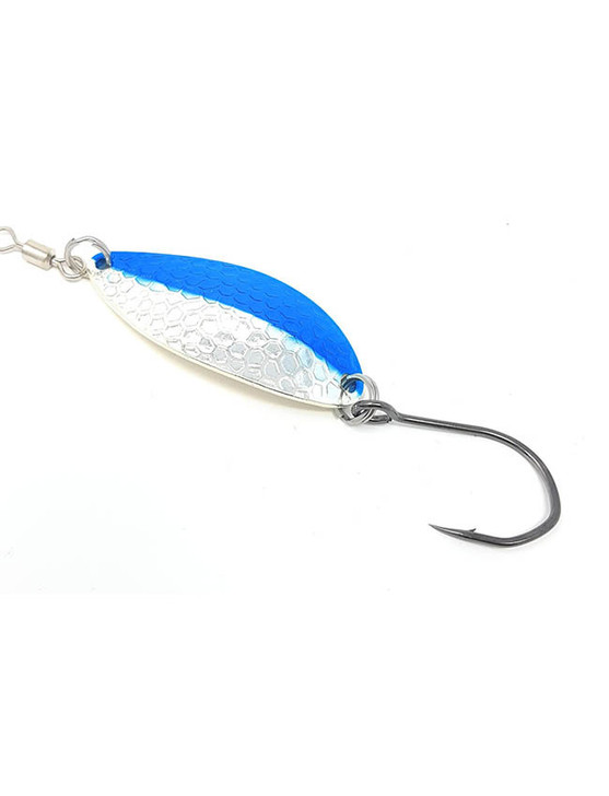 Prime Lures Casting Fishing Spoons 4 Pack. Real Silver. Slays Salmon,  Steelhead, Bass, Trout. Great Action