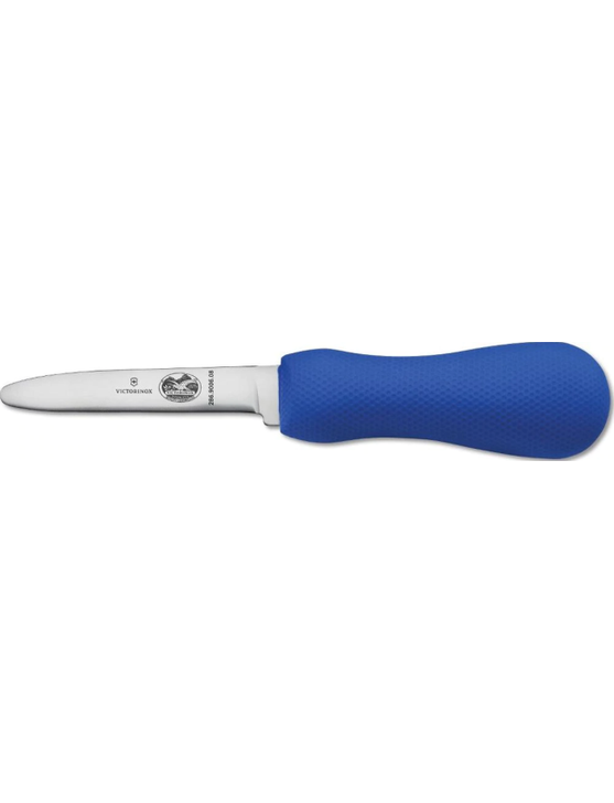 Victorinox 3.25" Narrow Blade Clam Knife with Blue Handle