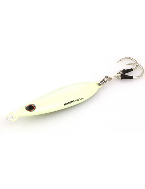 Shimano Butterfly Flat Fall Jigs - Super Glow