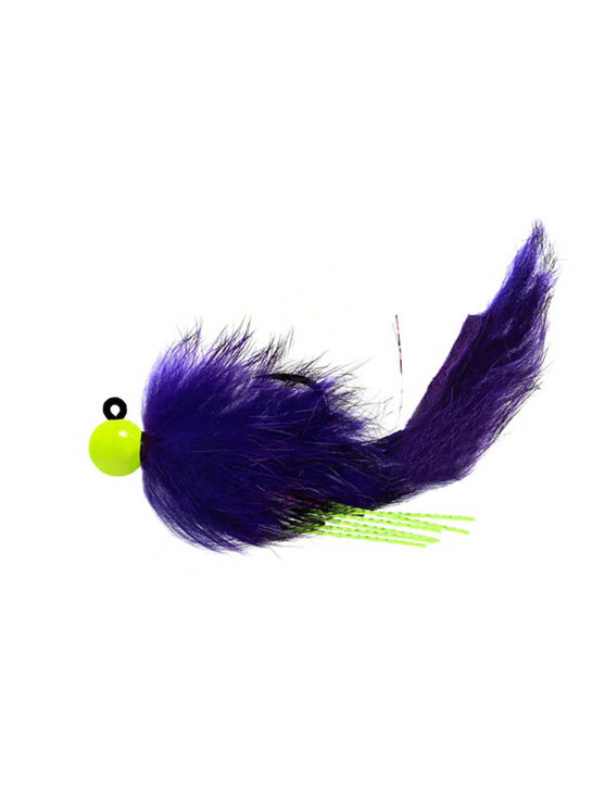 Hawken Aerojig - 1/2 oz Purple & Chartreuse #13