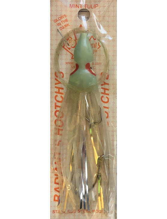 Radiant Hoochies Rigged Octopus - Mint Tulip