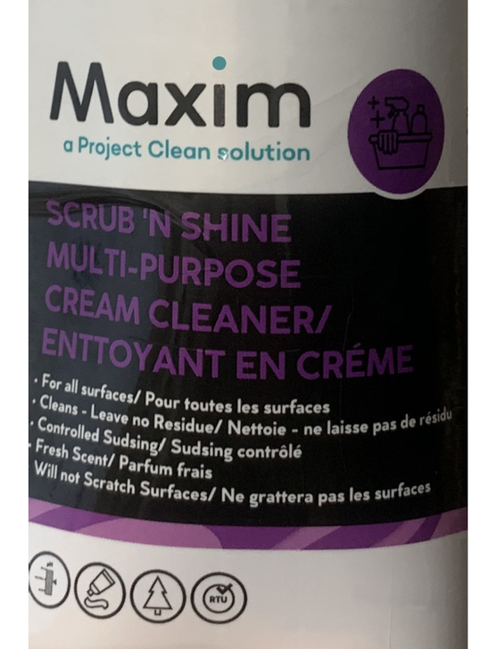 Project Clean Maxim Scrub 'N Shine Cream Clearner 1L