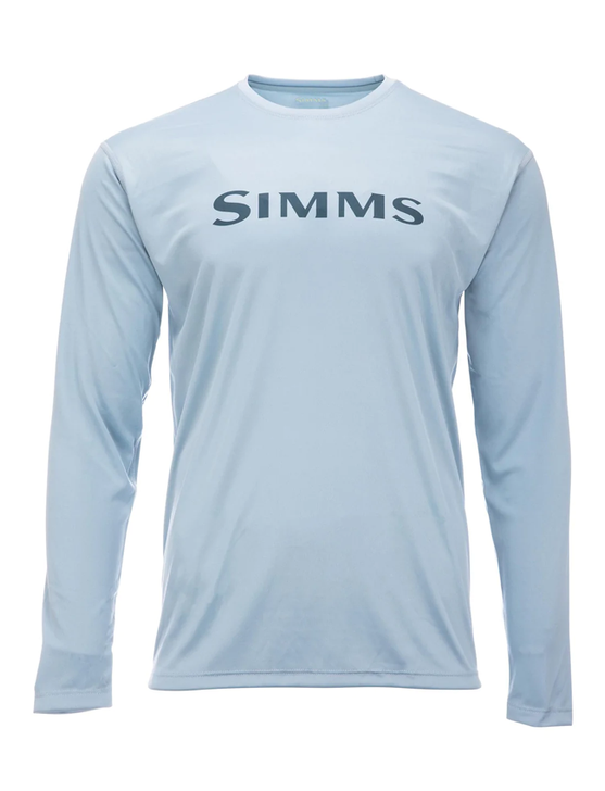 Simms Long Sleeve Tech Tee (13483) - Steel Blue (Medium - XL) | Harbour Chandler's