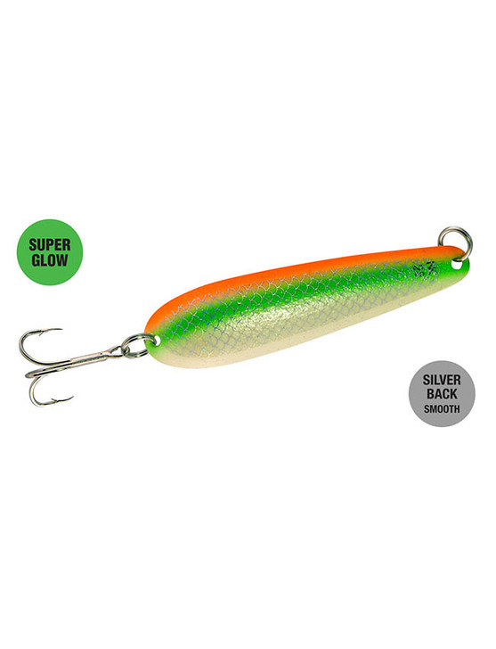 Northern King Lures 4D Trolling Spoon 3-5/16" - Glow Homeland Security