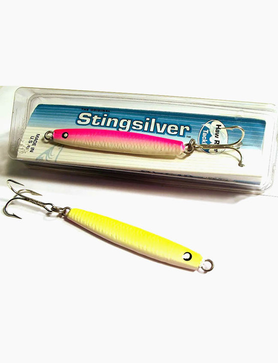 HR Tackle Stingsilver Jig - 1-1/4oz Sherbert