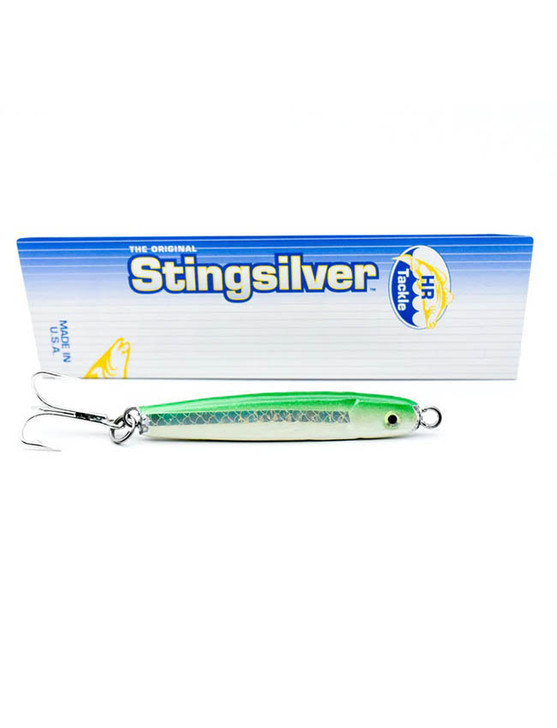 HR Tackle Stingsilver Jig - 1-1/2oz Green Silverside