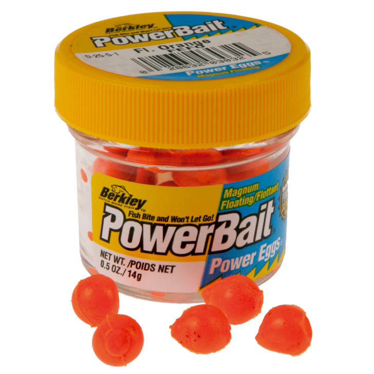 Berkley Powerbait Eggs Magnum Floating - Fluorescent Orange