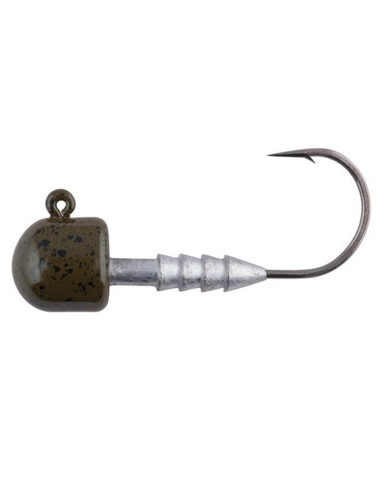 Berkley Half Head Jig Head - Green Pumpkin