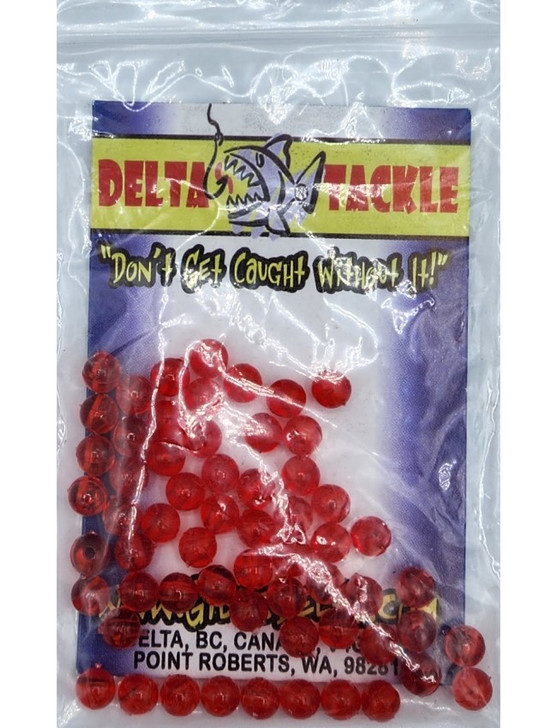 Delta Tackle Beads - Red