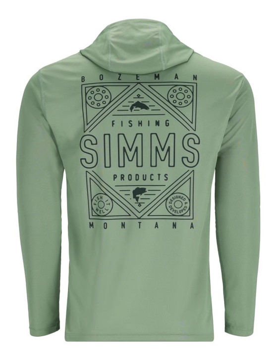 Simms Men's Tech Hoody - Artist Series Field/Linework (13521) - (Medium - 2XL) | Harbour Chandler's