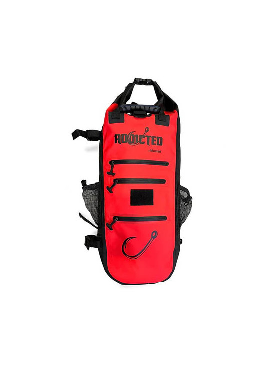 Mustad Addicted Fishing Chrome Hunter 40L BackPack - Red