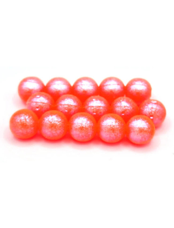 Unreel Tackle Soft Beads - Polar Frost Pinked Orange