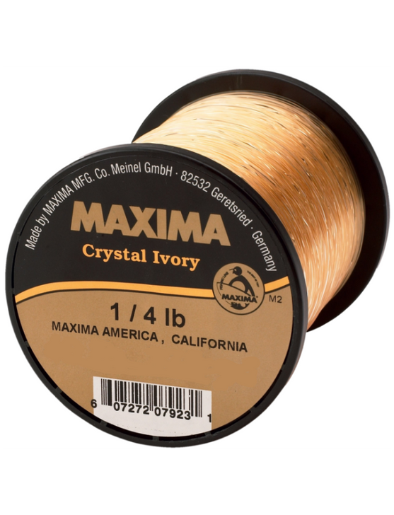 Maxima Crystal Ivory Fishing Line - 30lb x 443yds - The Harbour