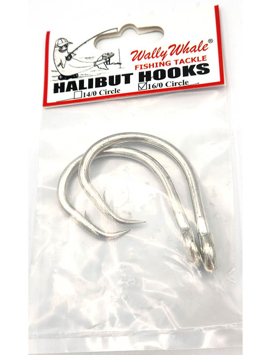 Wally Whale Halibut Circle Hooks - 16/0
