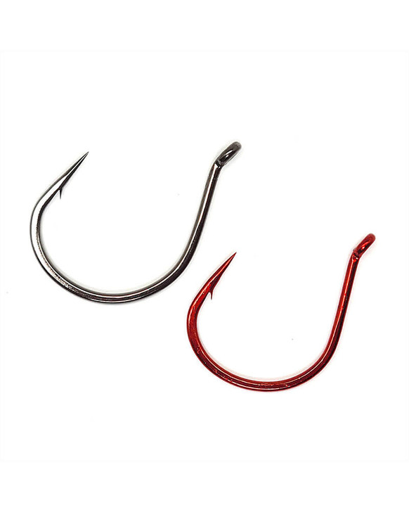 Gamakatsu 230313 Finesse Wide Gap Hook, Size 3/0, Needle Point Ringed Eye, Red, 5 per Pack-- | Harbour Chandler's