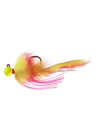 Hawken Aerojig Marabou Jig - 1/8 oz Chartreuse & Orange #125 - The Harbour  Chandler