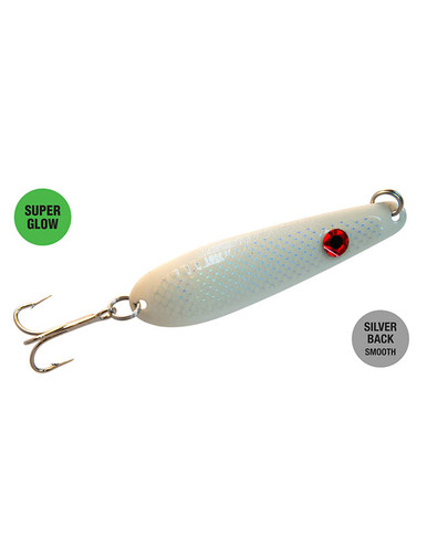 Northern King Lures 4D Trolling Spoon 3-5/16 - Blue Glow Cop Cruiser