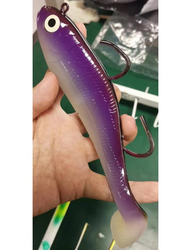 Westcoast Fishing Tackle Hyper Glow Swim Bait 10oz - Purple