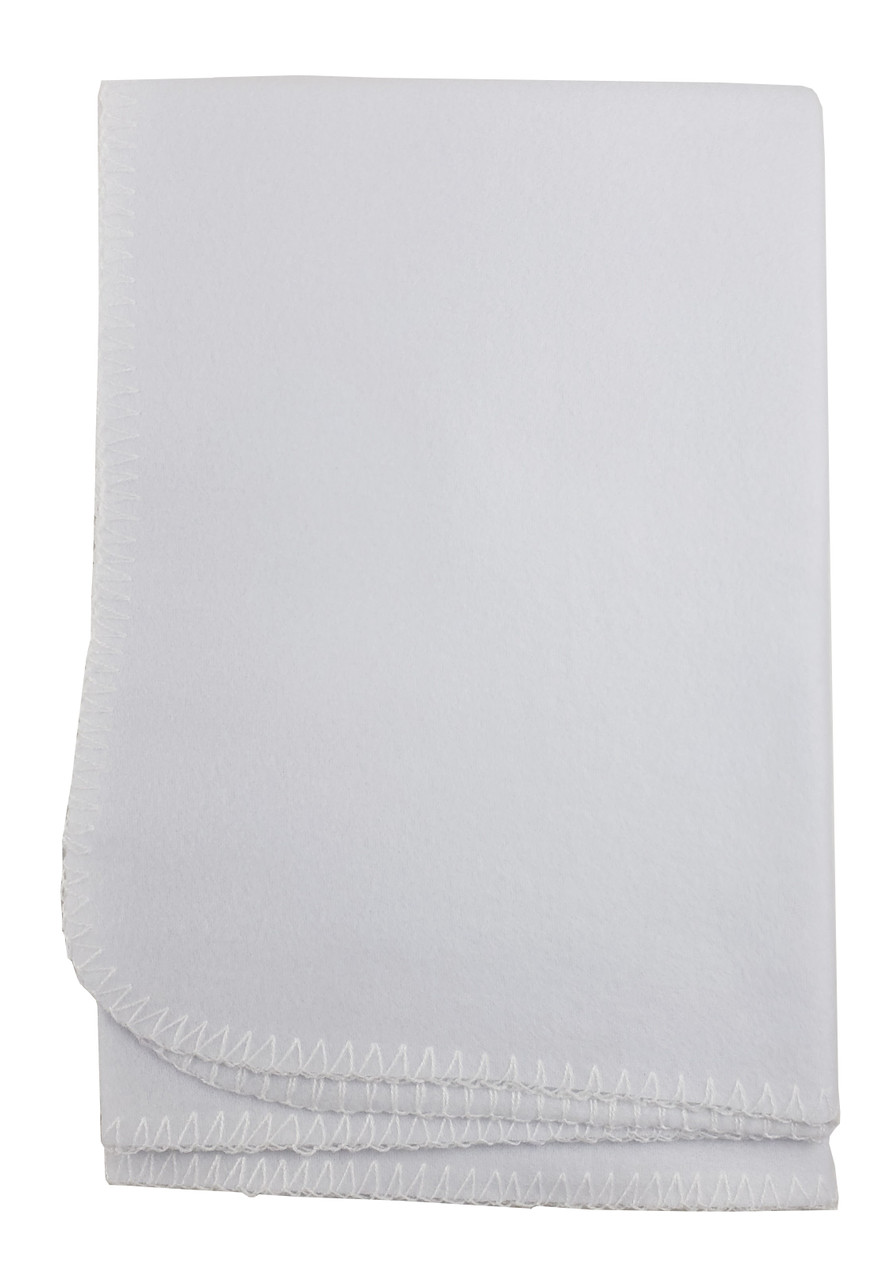 White Polar Fleece Blanket