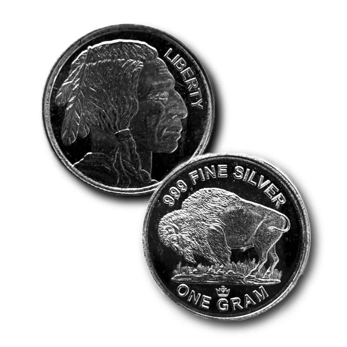 1オンス アメリカ シルバー バッファロー ラウンド 9.9999 silver 1 oz