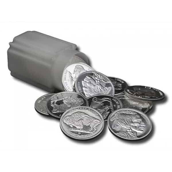 1 oz .999 Fine Silver Round - Buffalo/Indian Head - Monarch