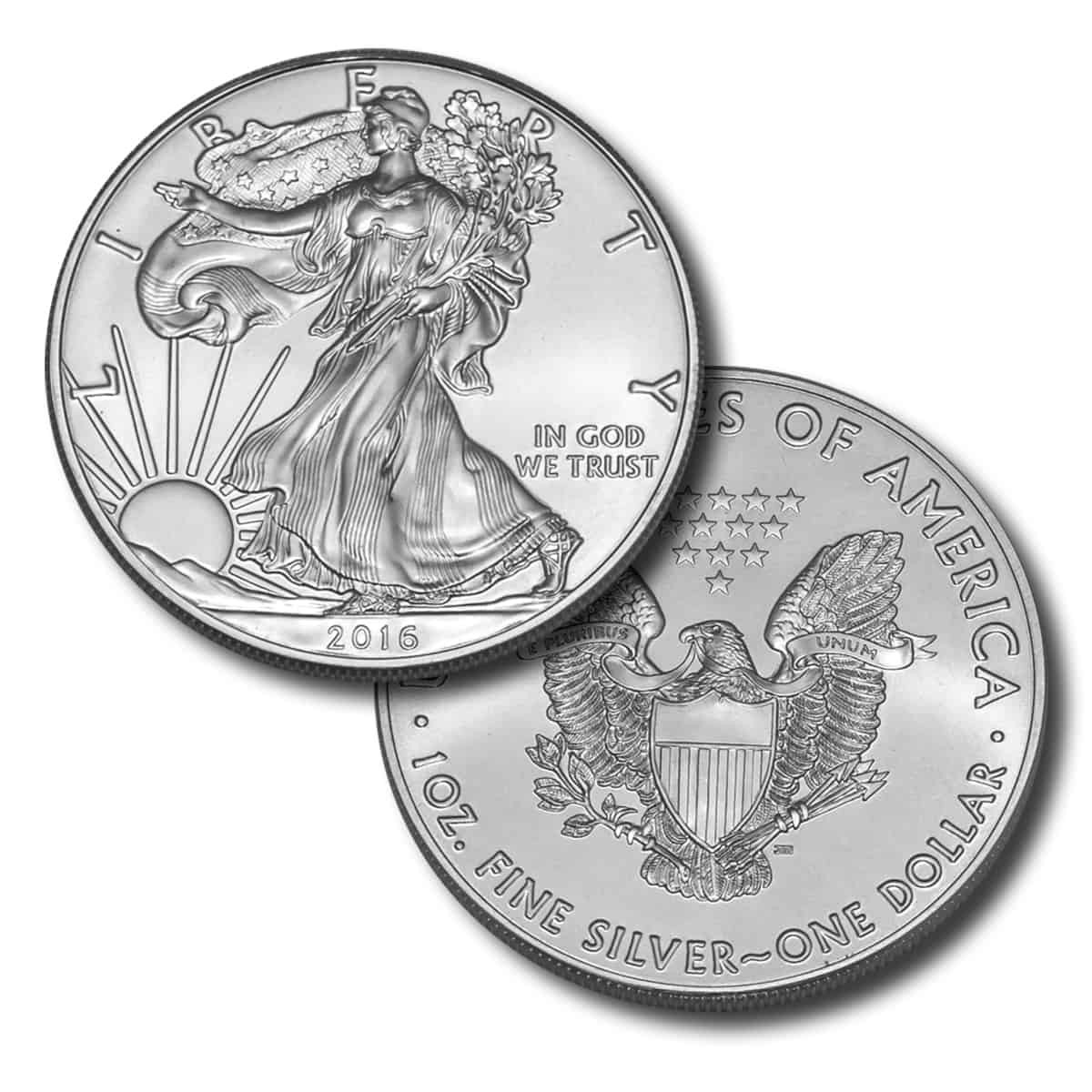 1 oz .999 Fine Silver Coin - U.S. Mint - American Silver Eagle