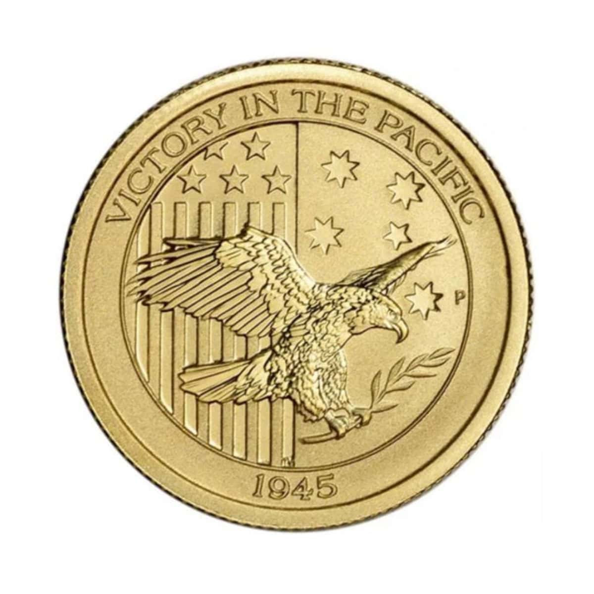 1/10 oz .9999 Fine Gold - Perth Mint - 2016 Australia $15 Victory