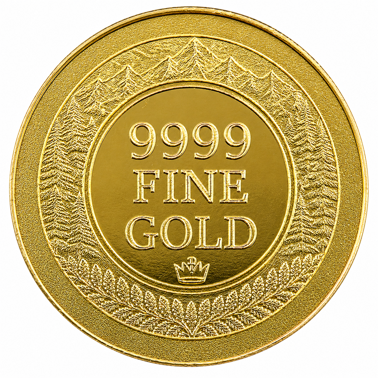 1/2 Gram .9999 Fine Gold Round - North American Brown Bear (Sealed
